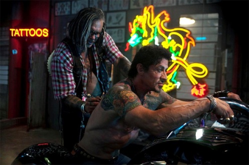 sylvester stallone tattoos in the expendables. About Rourke#39;s role on the