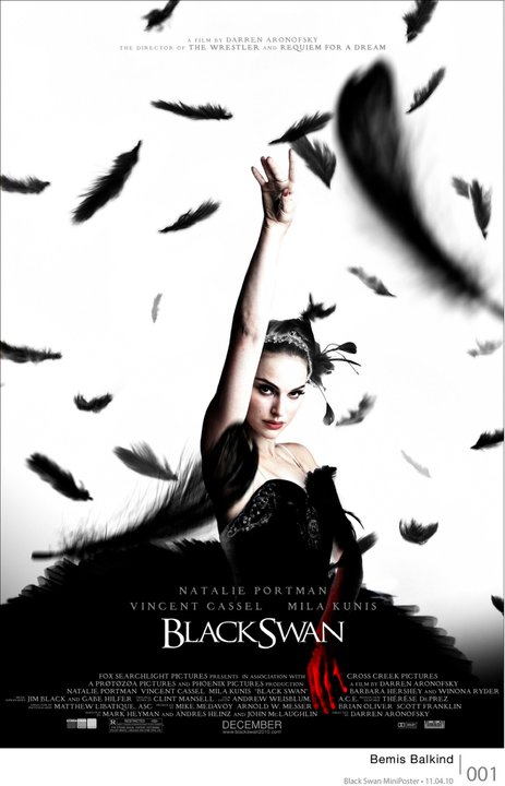 New poster for “Black Swan”, the movie stars Natalie Portman, Mila Kunis, 
