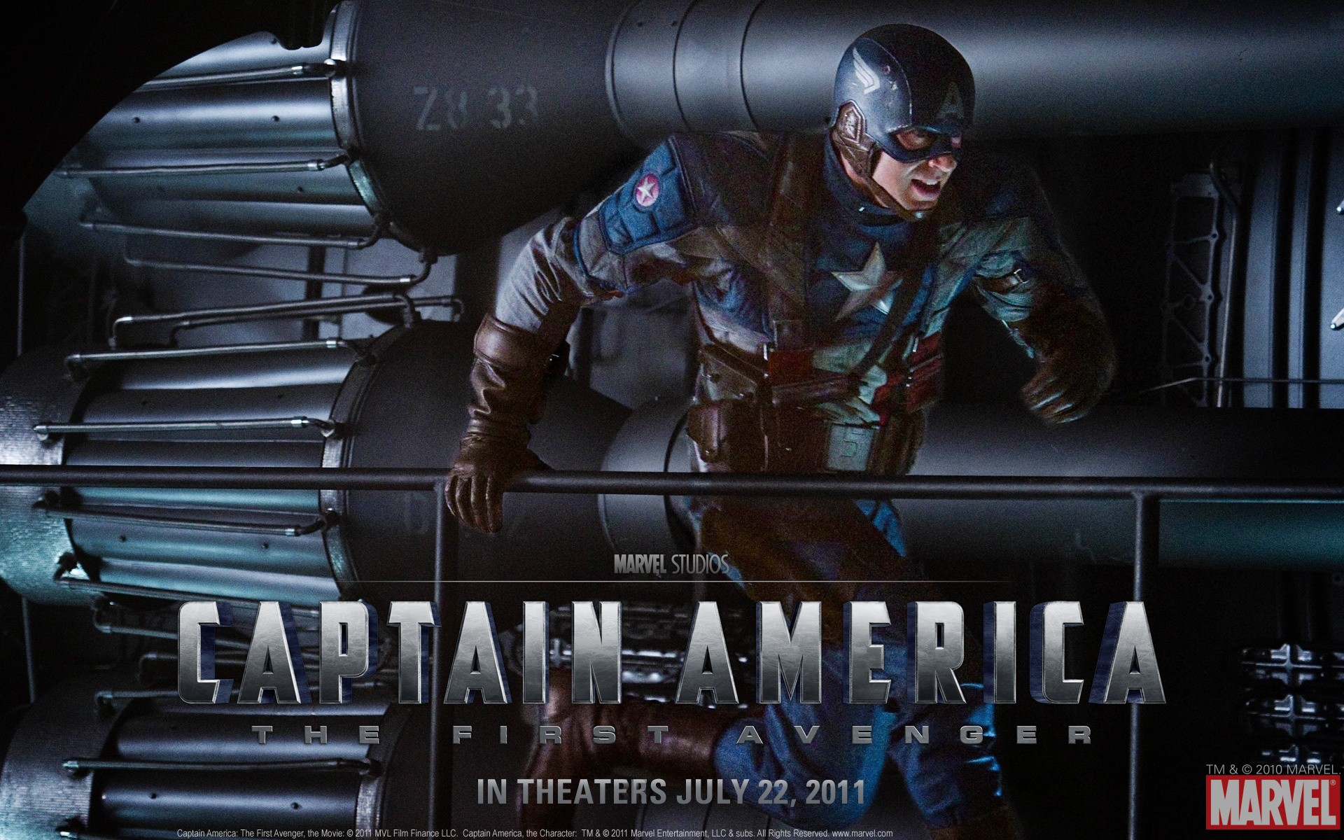Thor and Captain America: Movie Wallpapers