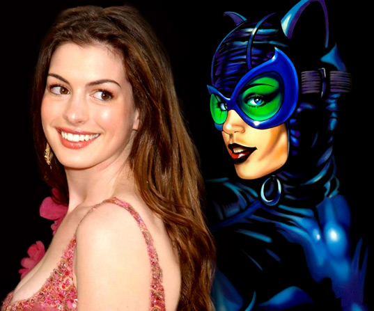 anne hathaway as catwoman in dark. that Anne Hathaway has